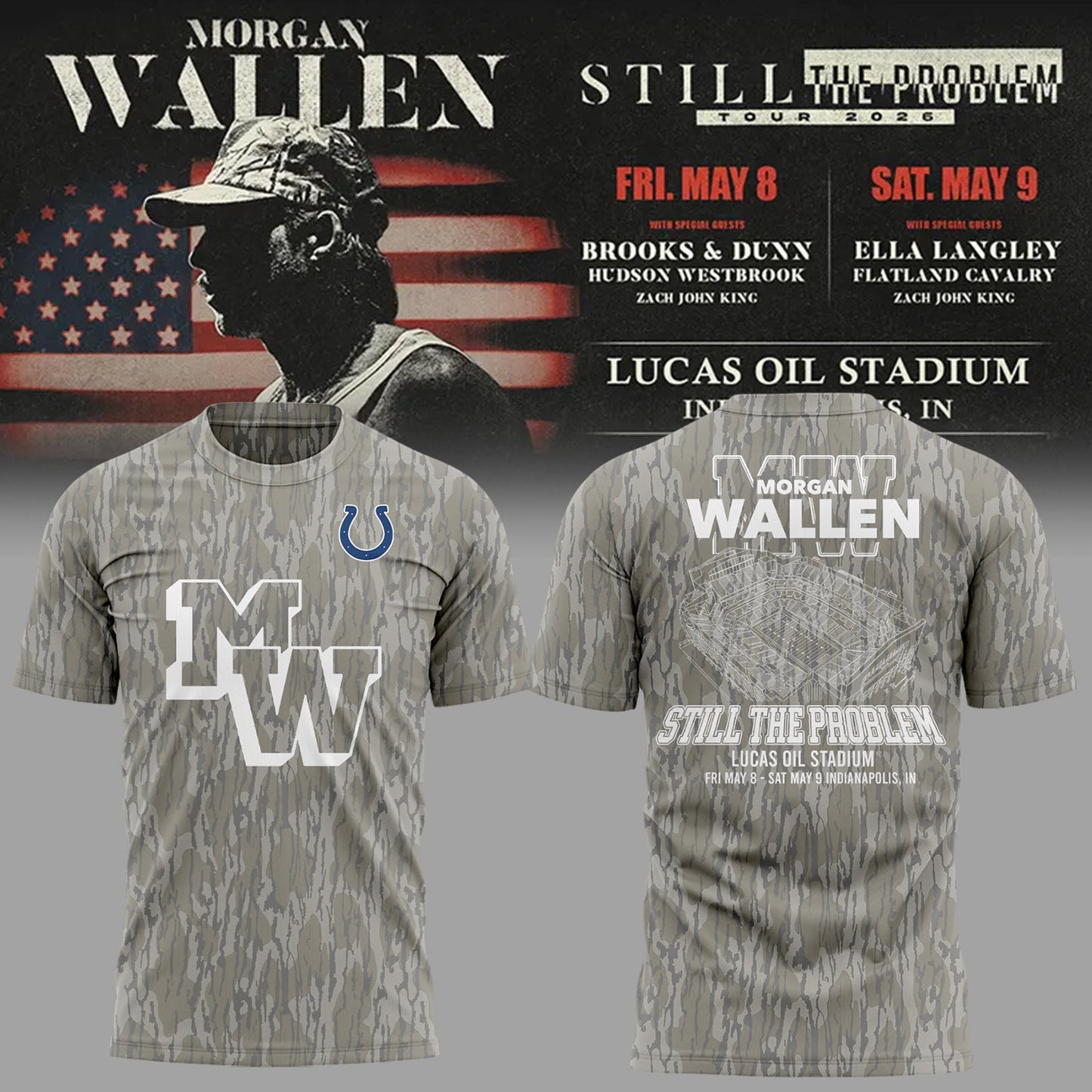 Limited Edition “Still The Problem Tour” At Lucas Oil Stadium, Indianapolis Shirt