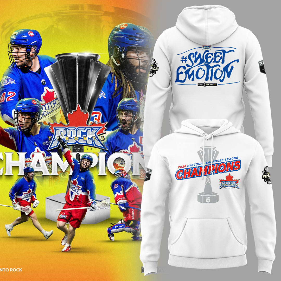 Limited Edition Toronto Rock Are your Champions 🏆 2026 Shirt