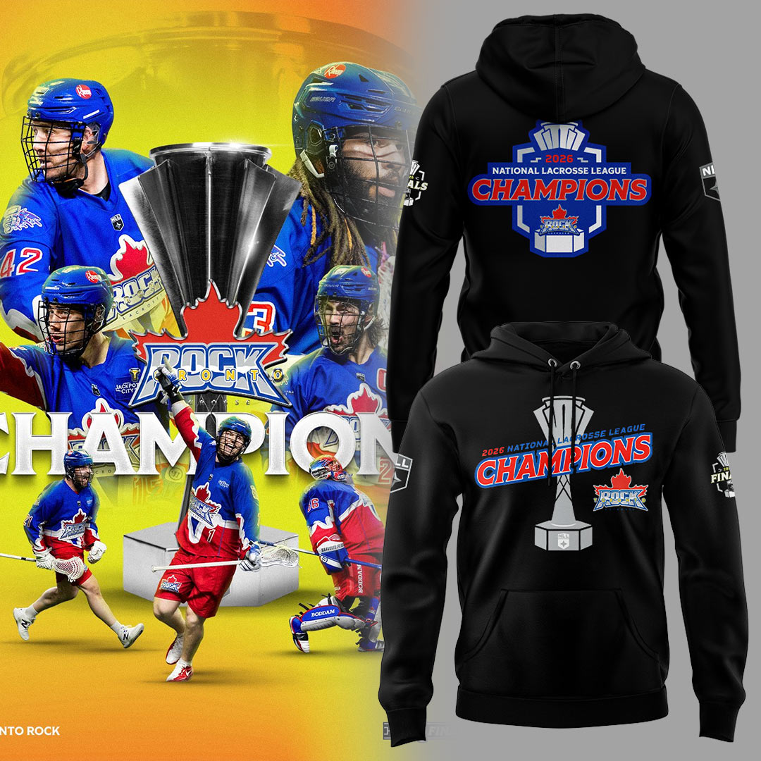 Limited Edition Toronto Rock Are your Champions 🏆 2026 Shirt