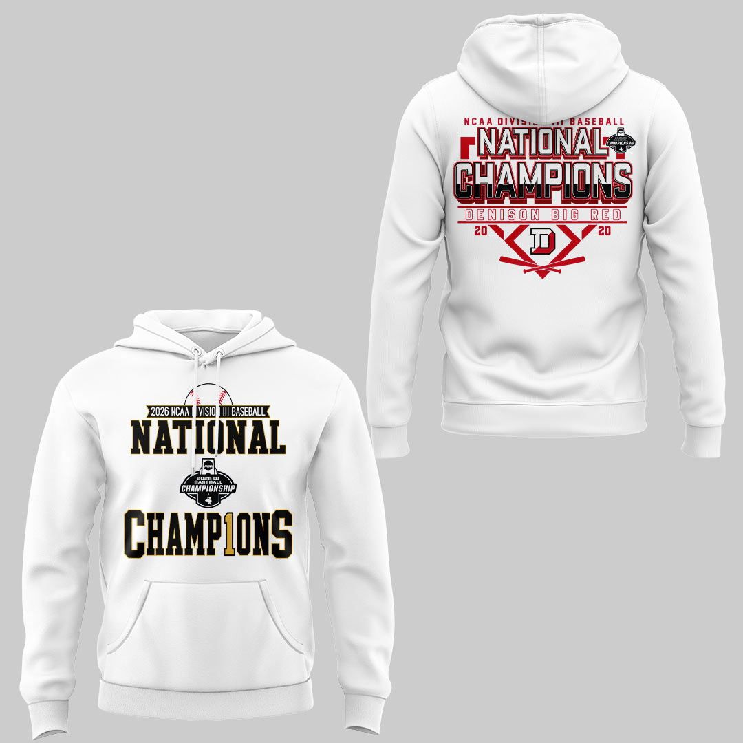 Big Red 2026 Division III Baseball National Champions ⚾🏆 Hoodie
