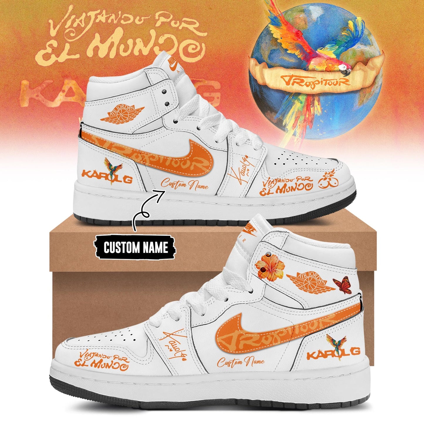 Karol G – Nos Vamos de Tour Limited Edition Signature – Shoes