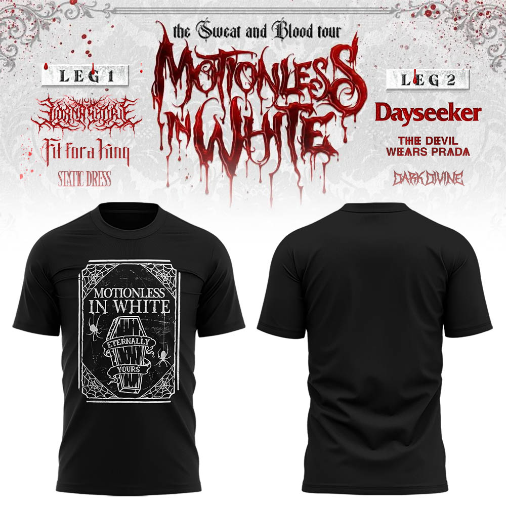Limited Edition The Sweat & Blood Tour 2026 Tshirt