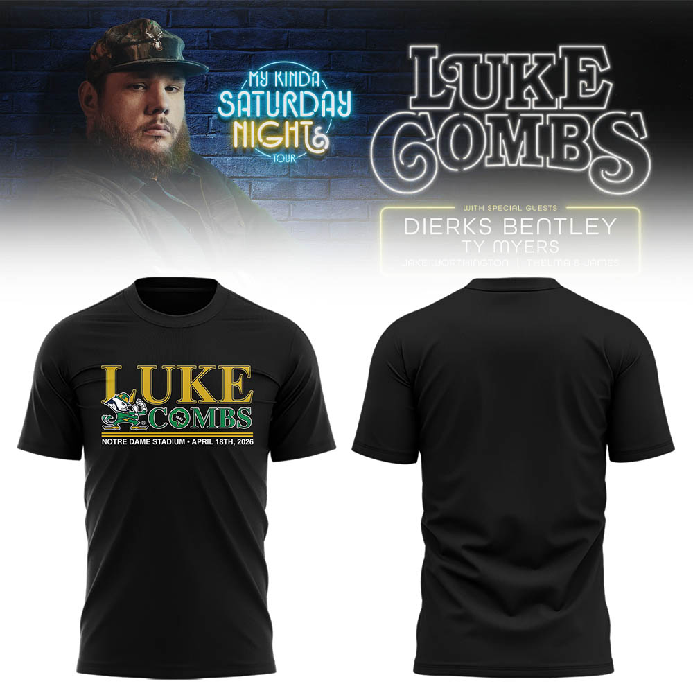 Limited Edition “My Kinda Saturday Night Tour” at Notre Dame Stadium Tshirt-LL2604160015