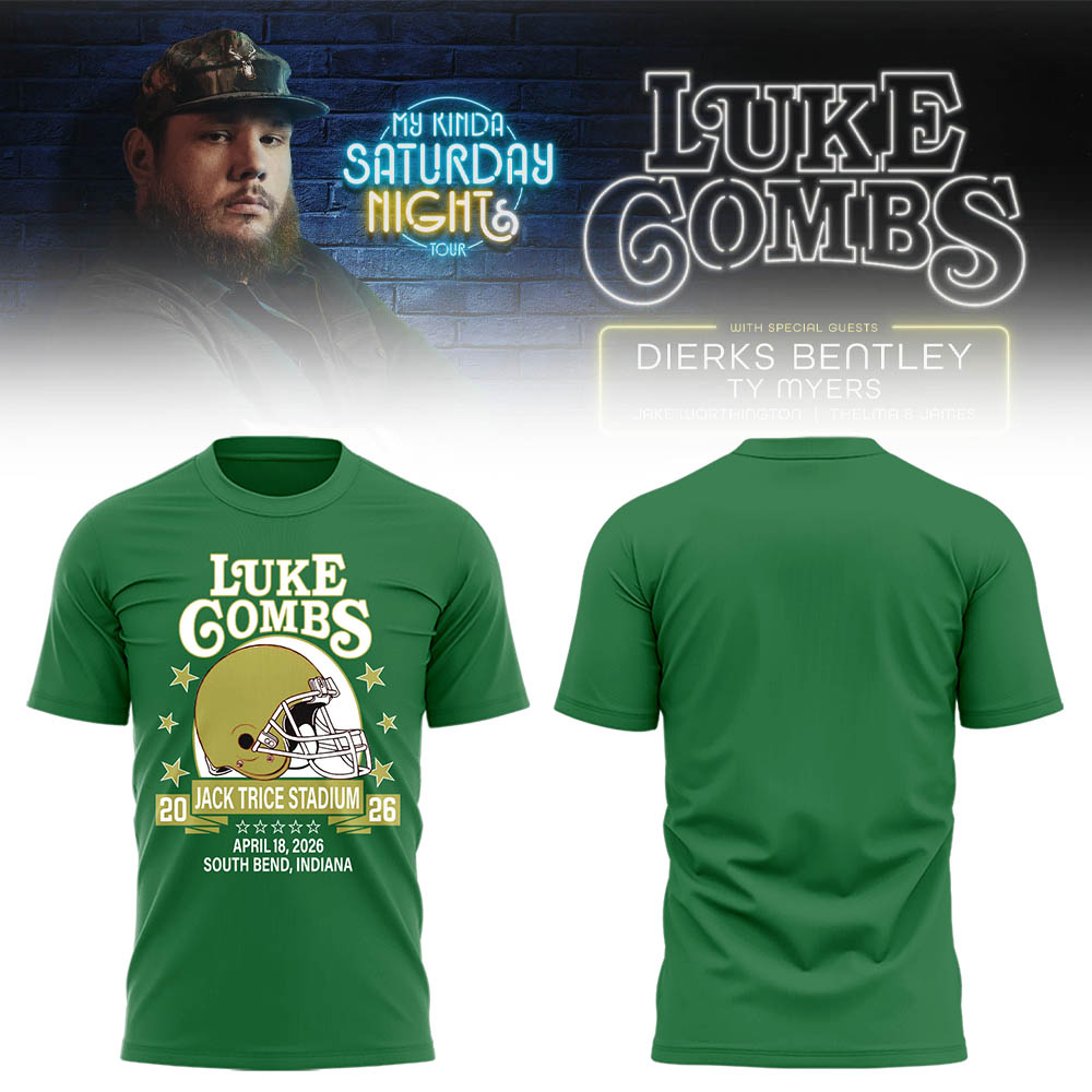 Limited Edition “My Kinda Saturday Night Tour” at Notre Dame Stadium Tshirt-LL2604160018