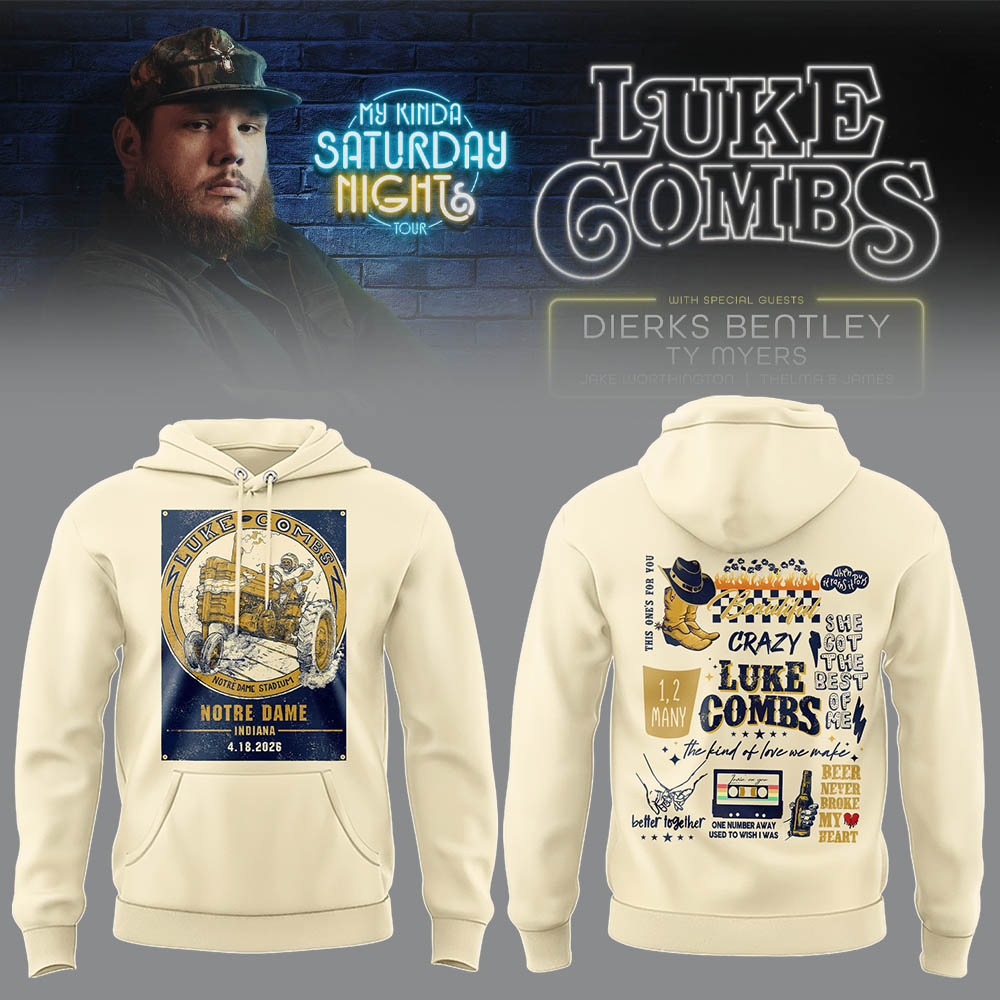 Limited Edition “My Kinda Saturday Night Tour” at Notre Dame Stadium Hoodie-LL2604160024