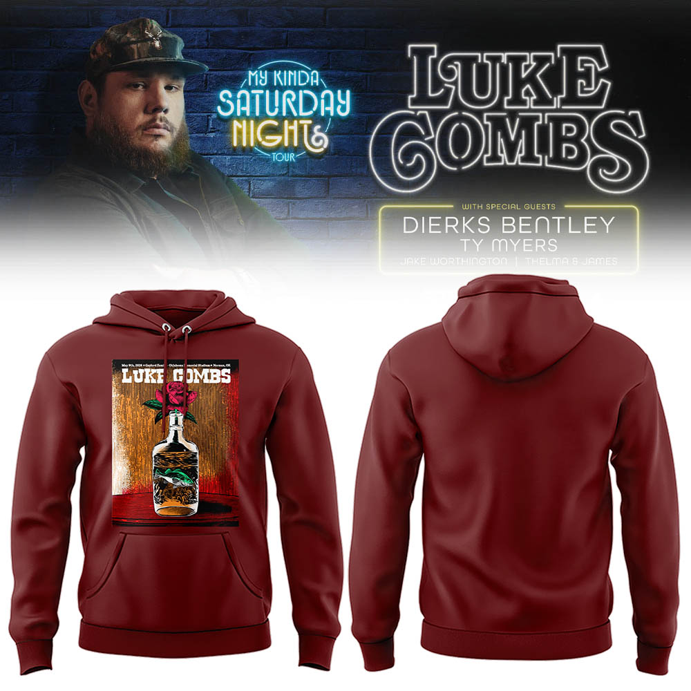 Limited Edition “My Kinda Saturday Night Tour” At Oklahoma Memorial Stadium Hoodie