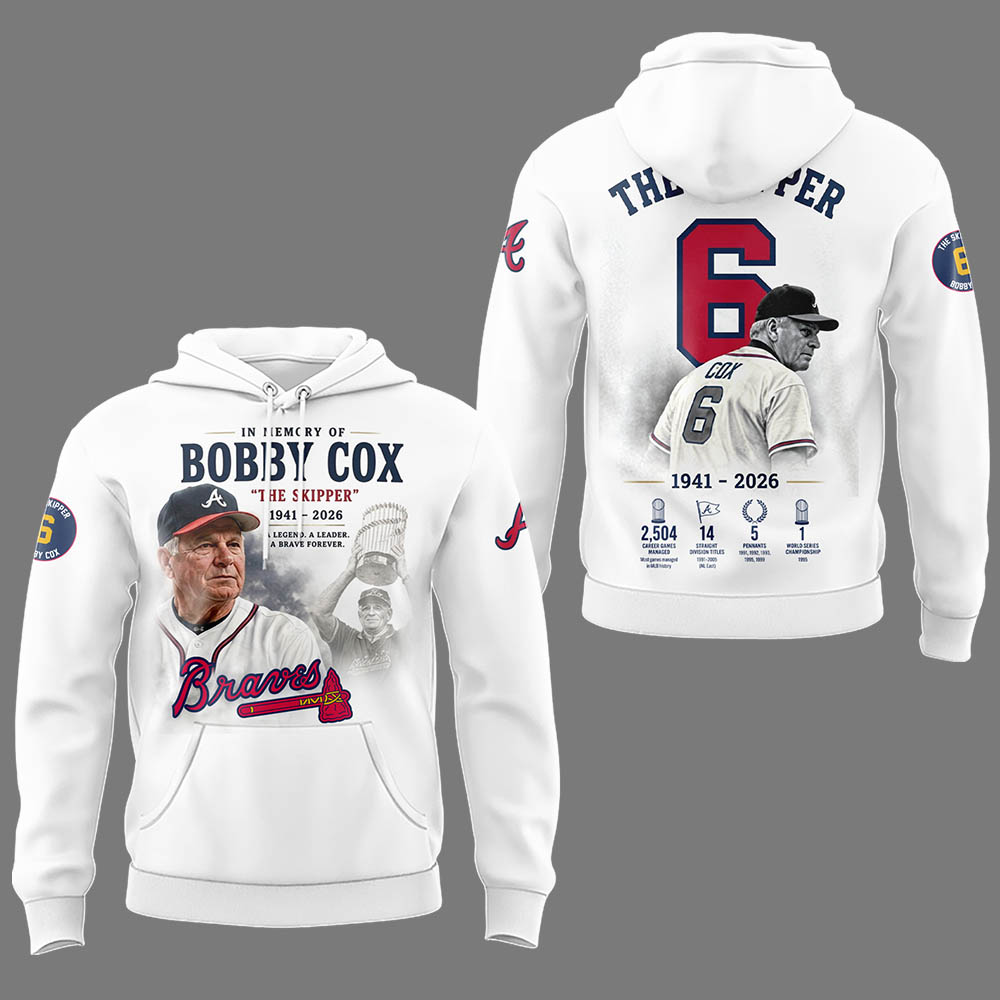 “Remembering Bobby Cox – The Legendary Manager”⚾🪓 Hoodie