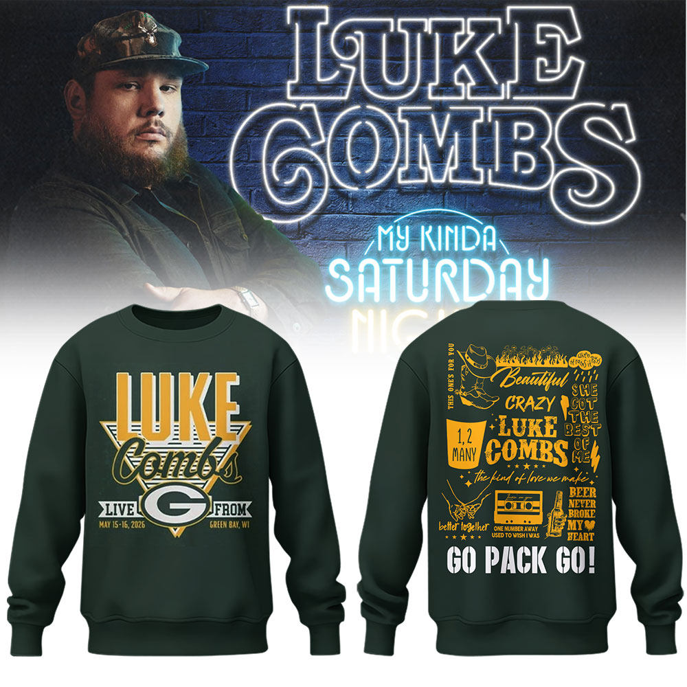 Limited Edition “My Kinda Saturday Night Tour” at Lambeau Field Sweatshirt