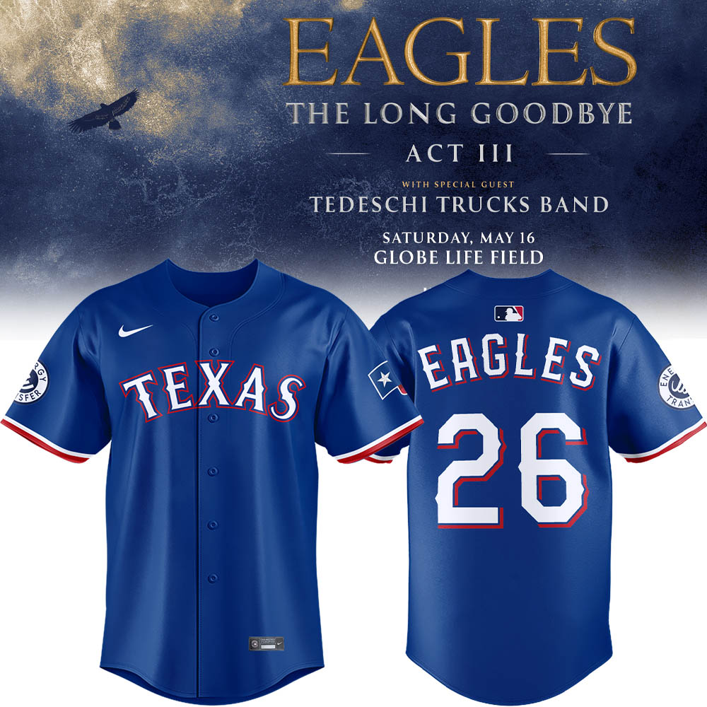 Limited Editon The Long Goodbye Act III At Globe Life Field, Arlington Jersey