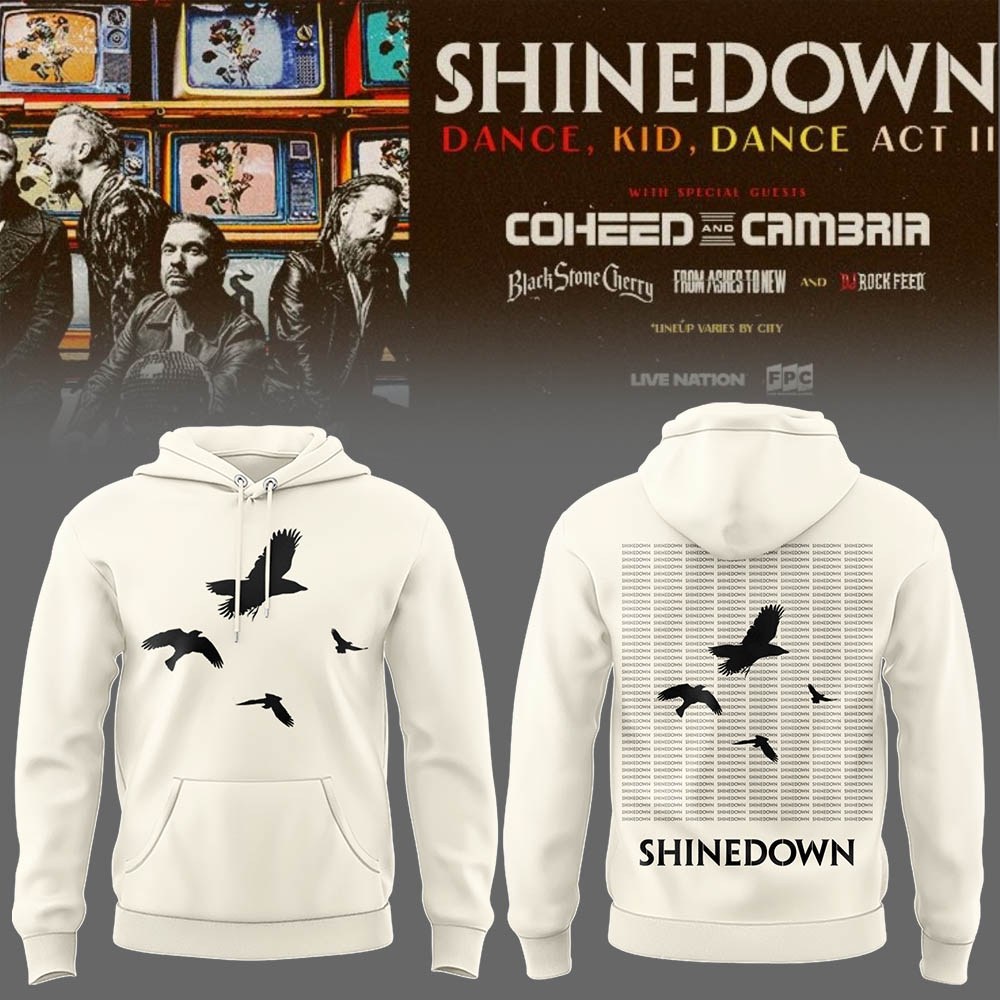 Limited Edition SHINEDOWN “Dance, Kid, Dance Act II Tour” 2026 Hoodie