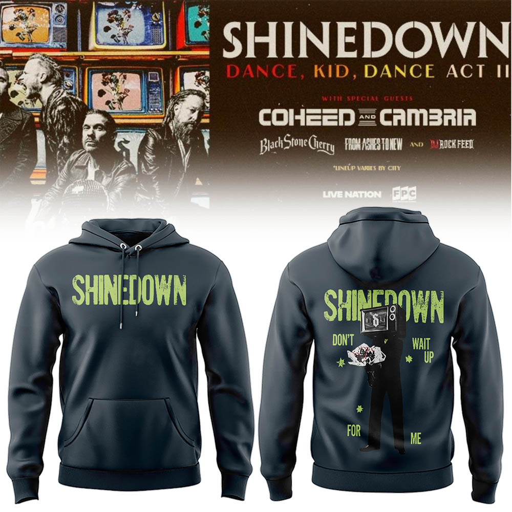 Limited Edition SHINEDOWN “Dance, Kid, Dance Act II Tour” 2026 Hoodie