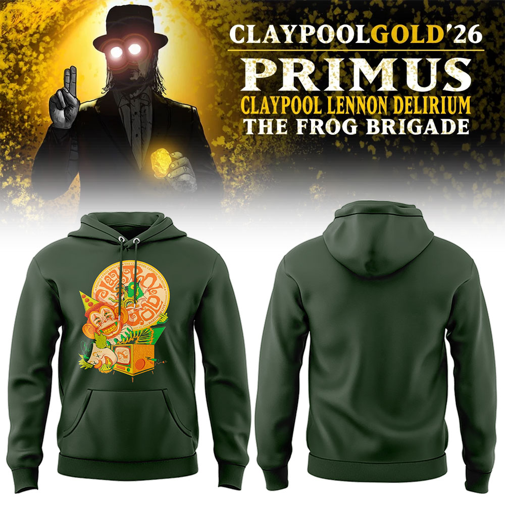 Limited Edition Claypool Gold Tour 2026 Hoodie