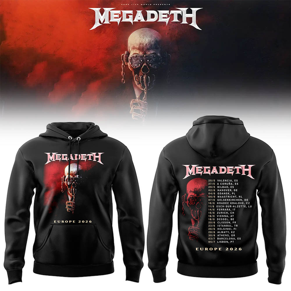 Limited Edition European Dates for Their 2026 Farewell Tour Hoodie