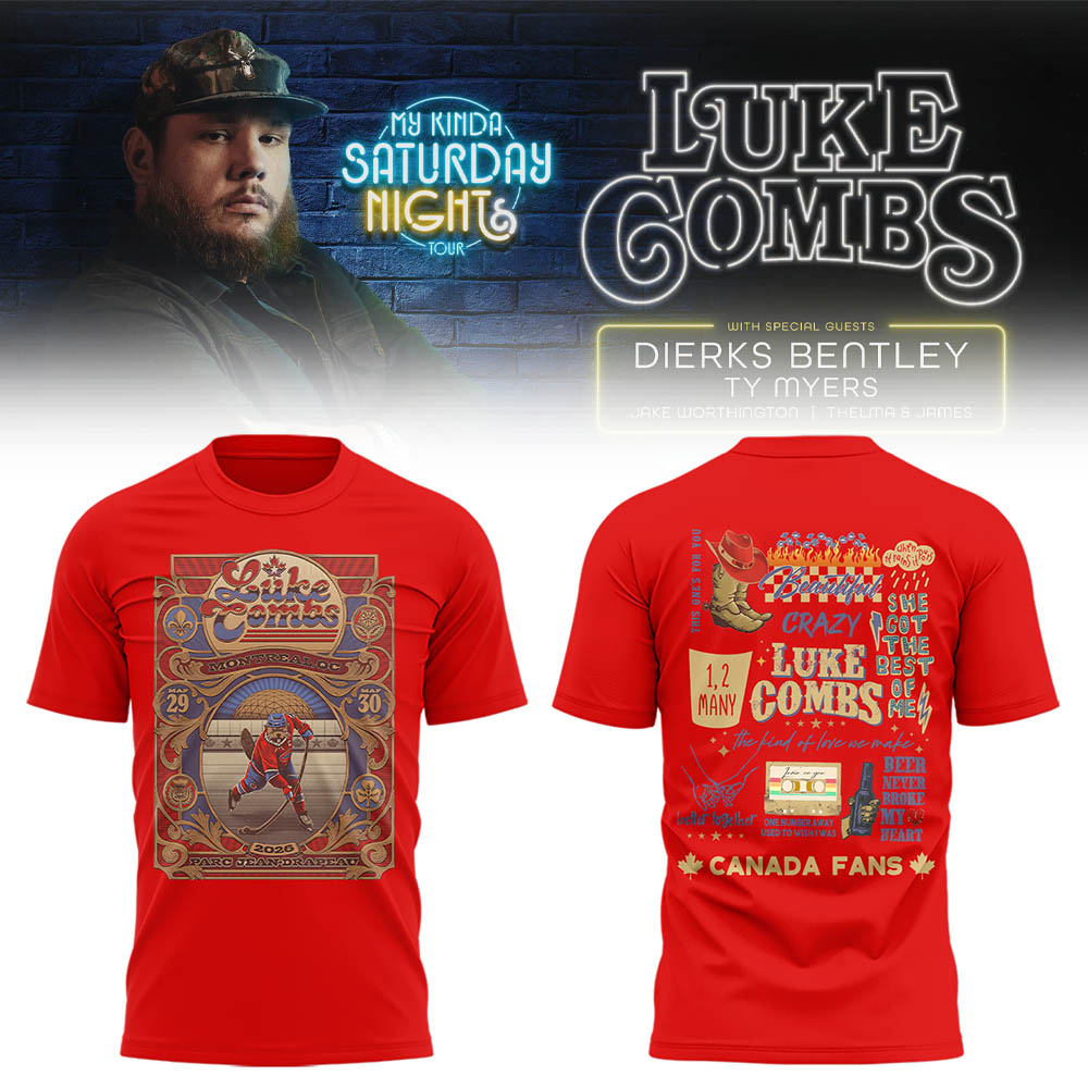 Limited Edition “My Kinda Saturday Night Tour” at Montréal Tshirt