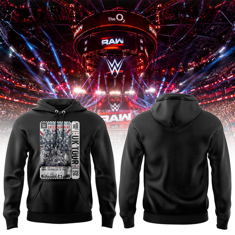 Limited Edition W.W.E SmackDown At The O2, London Hoodie