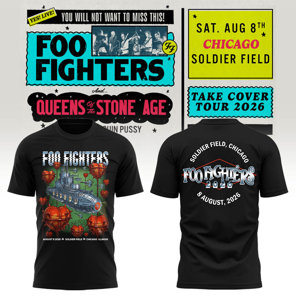 FF 🎸🎤 “Take Cover Tour 2026” in Chicago,IL TShirt