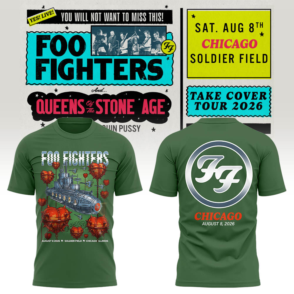 FF 🎸🎤 “Take Cover Tour 2026” in Chicago,IL TShirt