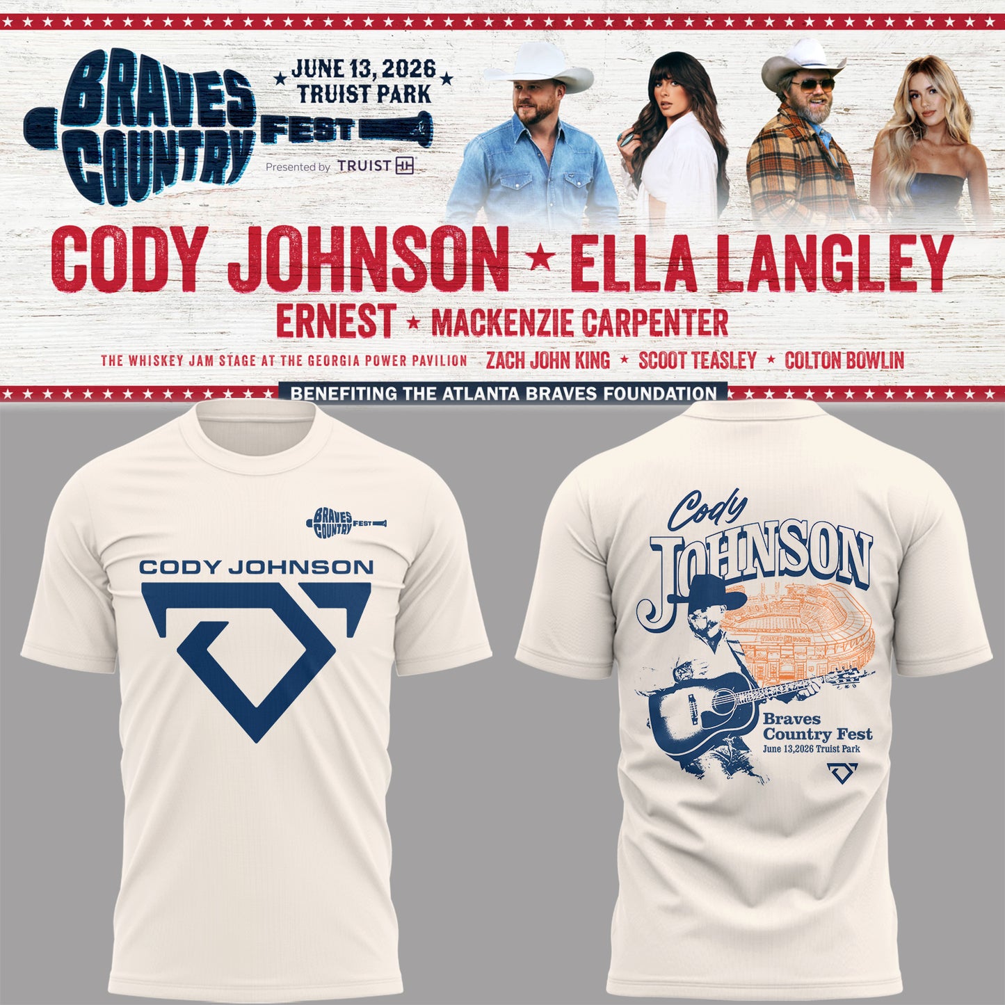 Limited Edition Braves Country Fest Shirt