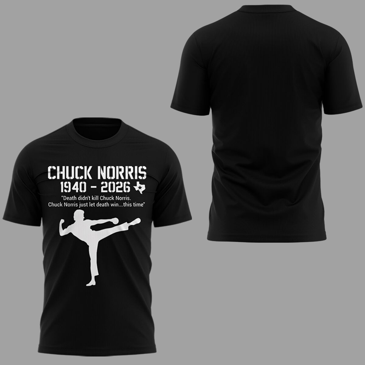 Limited Edition Thank You For The Memories Chuck Norris Shirt