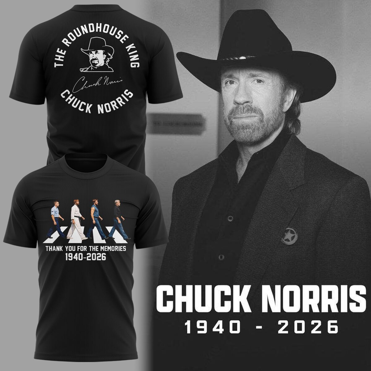 REST IN PEACE 🖤🕊️ Chuck Norris TShirt