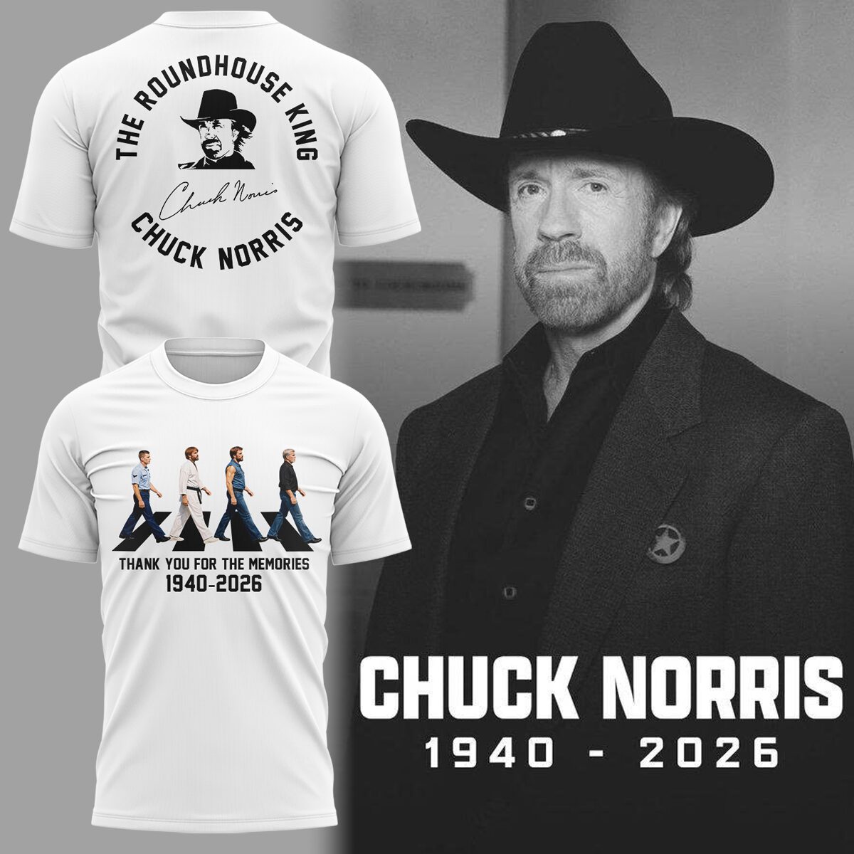 REST IN PEACE 🖤🕊️ Chuck Norris TShirt