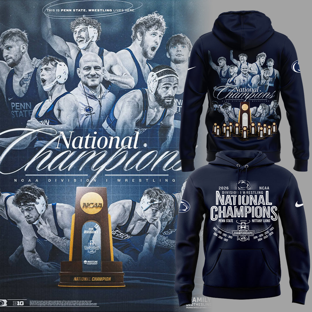 Limited Edition 2026 Men’s Wrestling Champions🏆 Hoodie