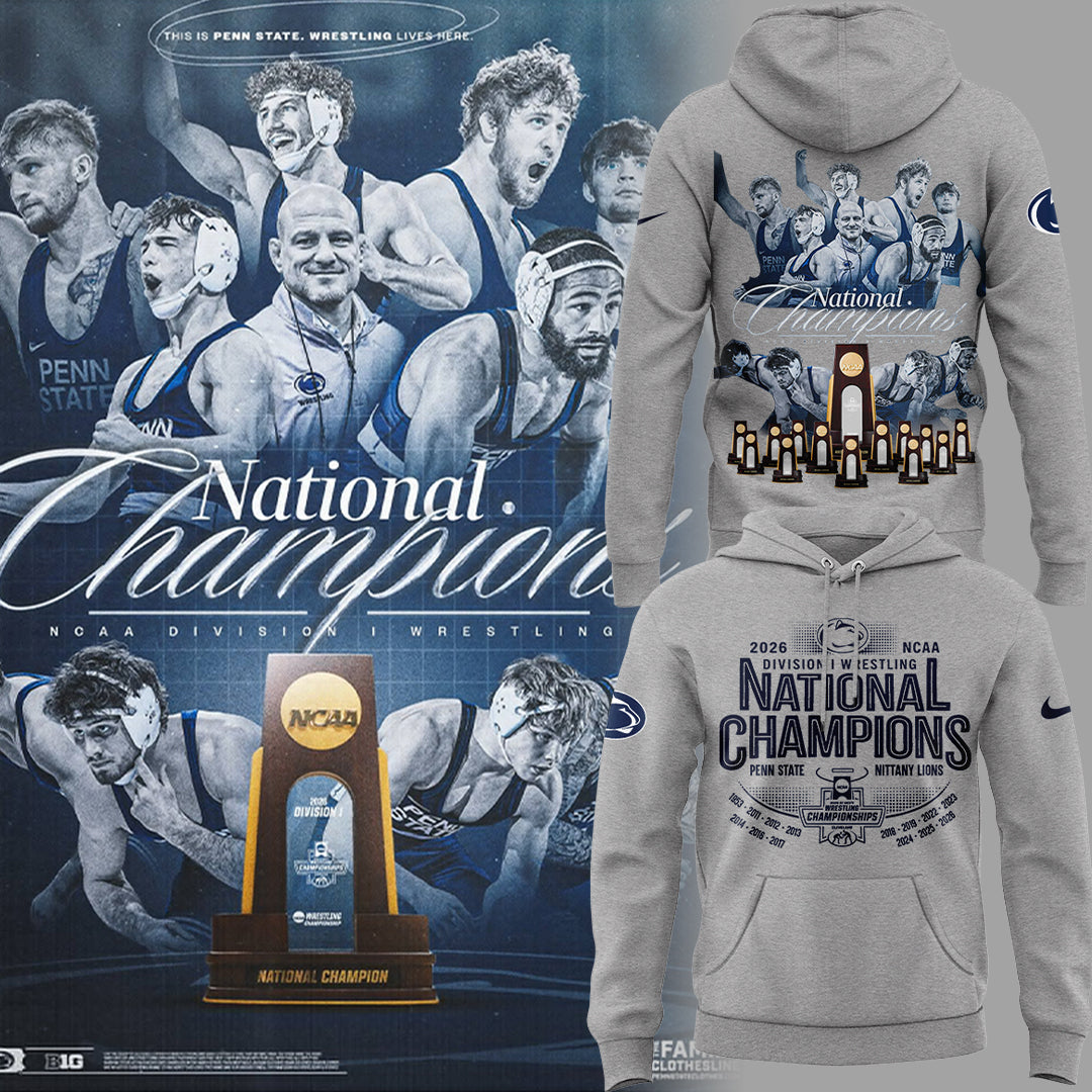 Limited Edition 2026 Men’s Wrestling Champions🏆 Hoodie