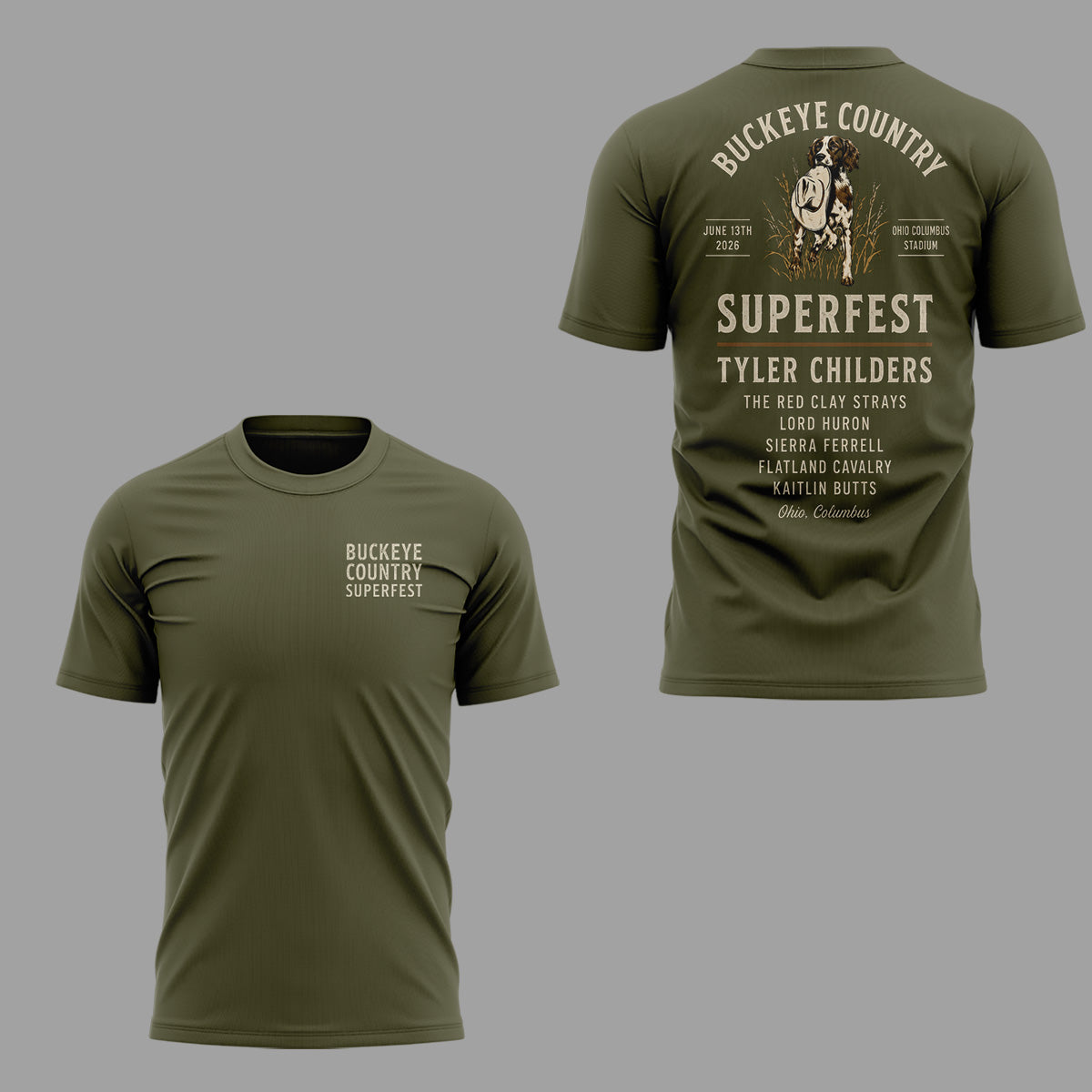 Limited Edition Buckeye Country Superfest 2026 Shirt