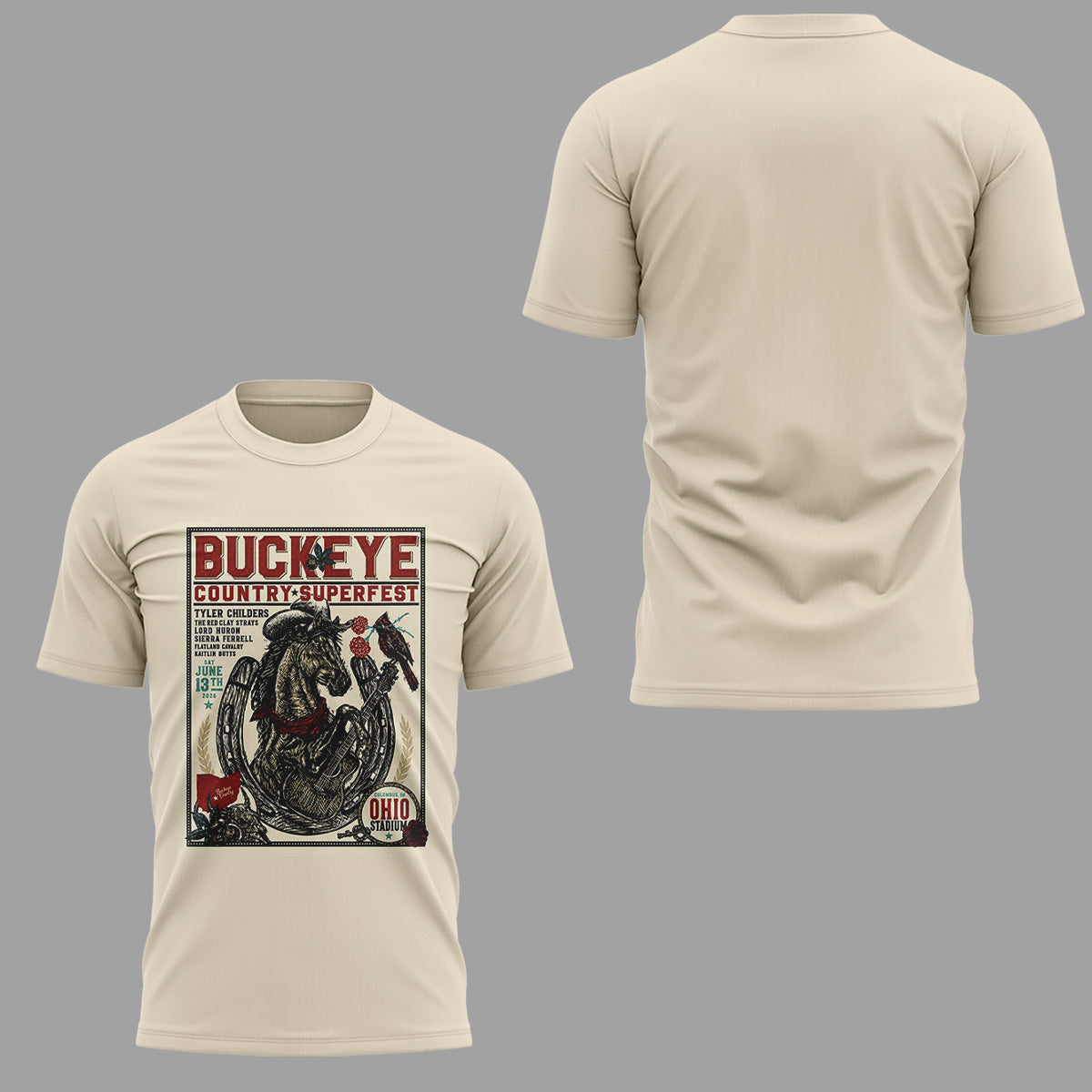 Limited Edition Buckeye Country Superfest 2026 Shirt