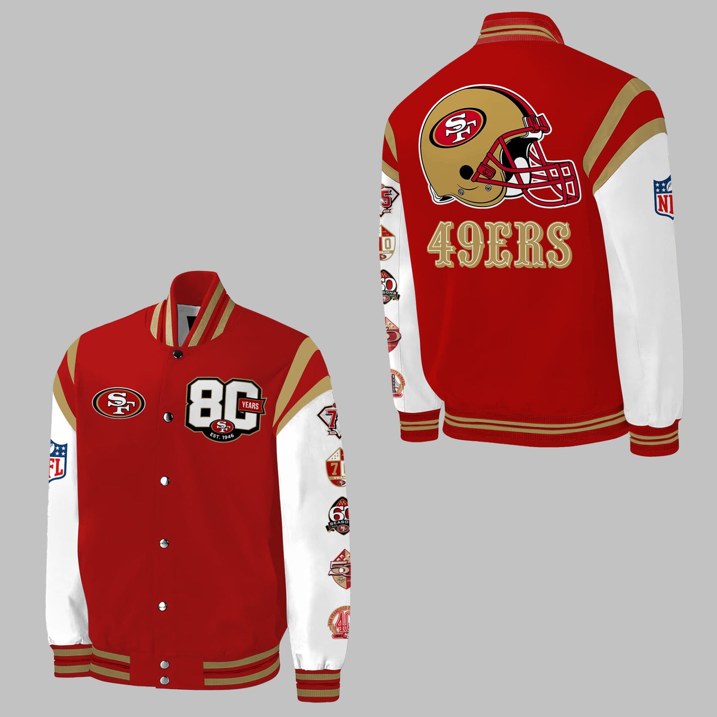 49ers 80th Anniversary Jacket