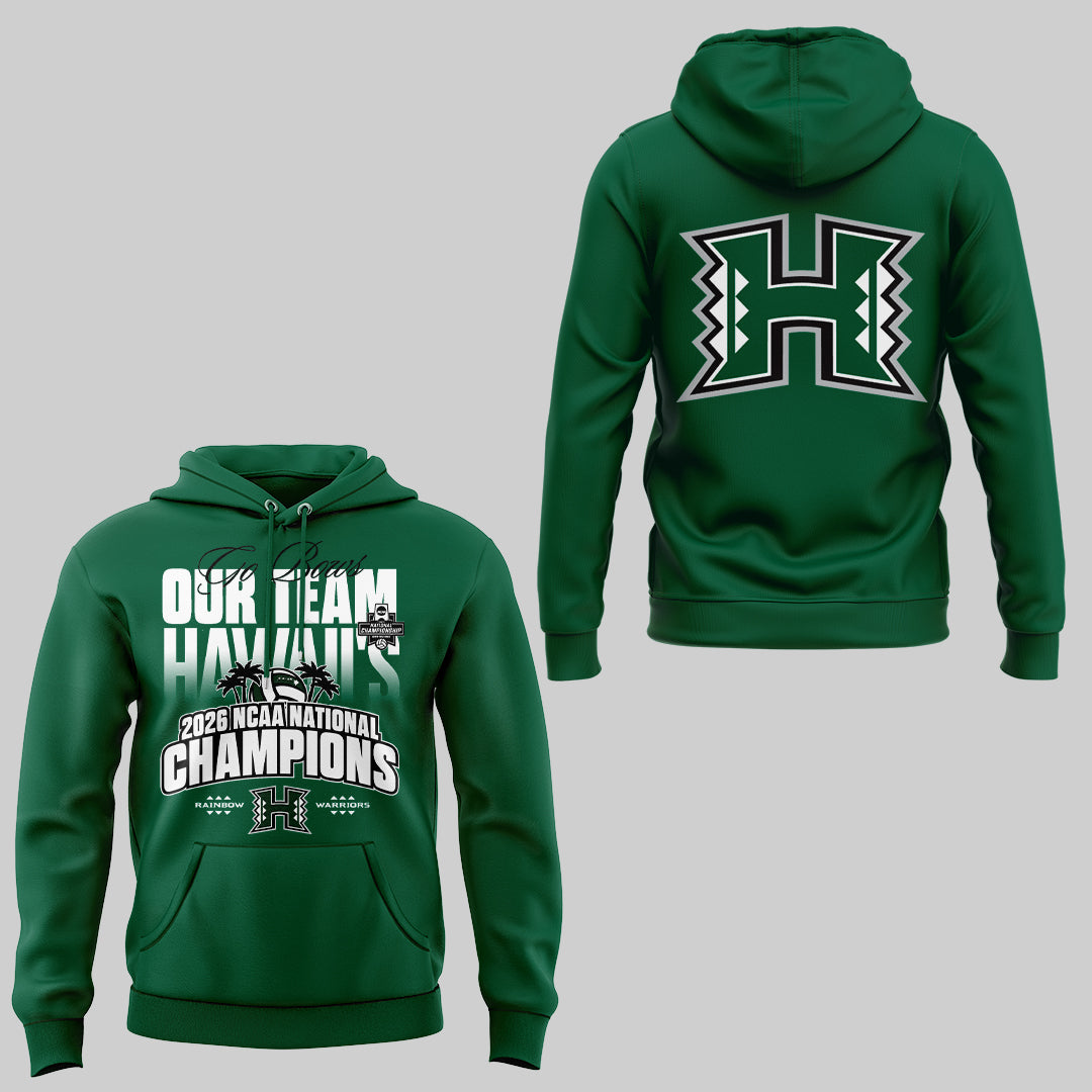 Limited Edition Hawaii Men’s Volleyball National Champions 2026 Hoodie
