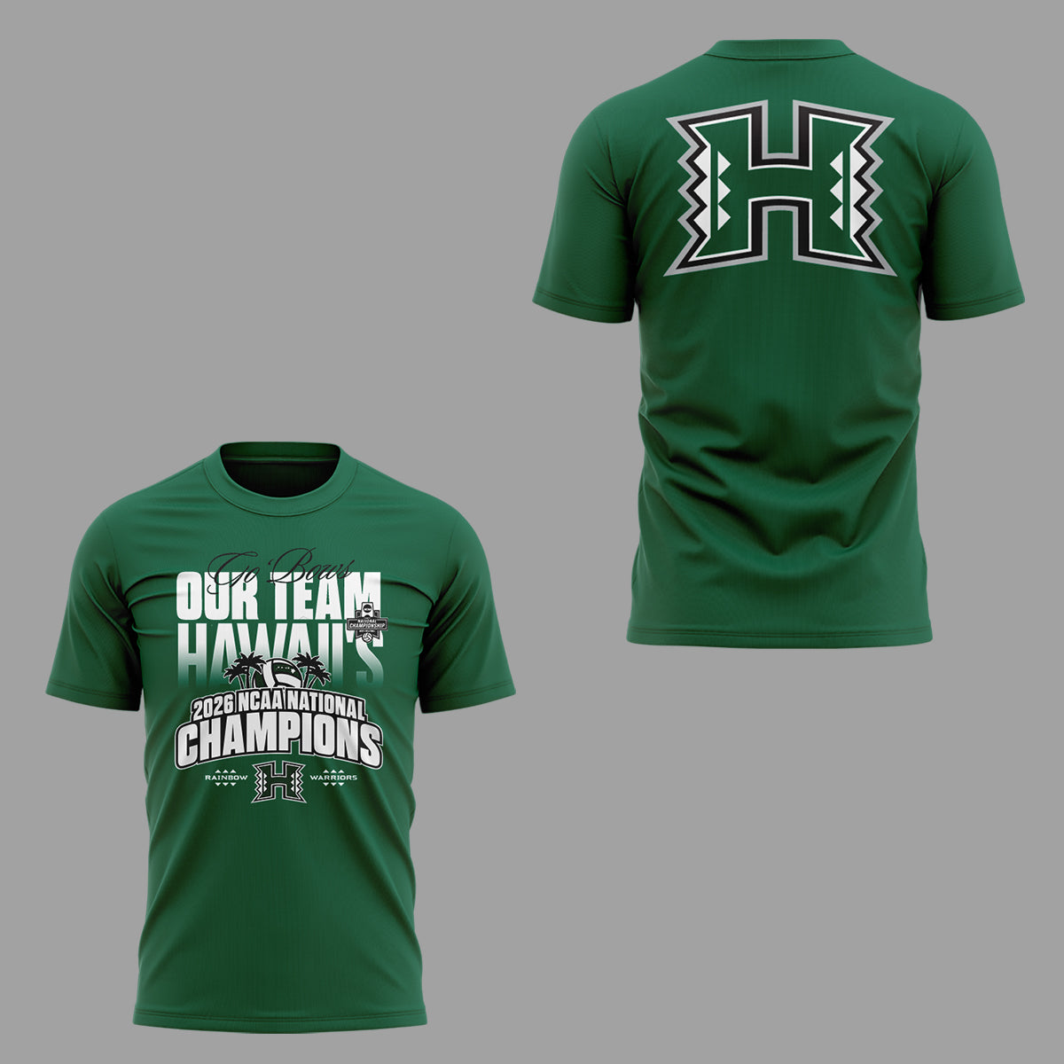 Limited Edition Hawaii Men’s Volleyball National Champions 2026 TShirt