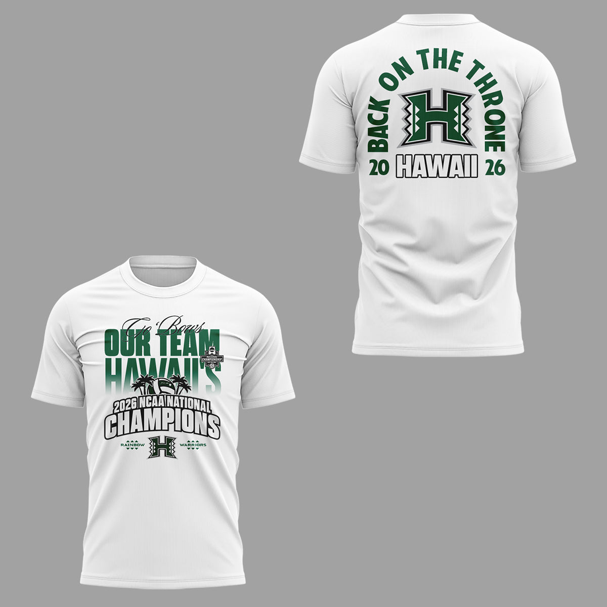 Limited Edition Hawaii Men’s Volleyball National Champions 2026 TShirt