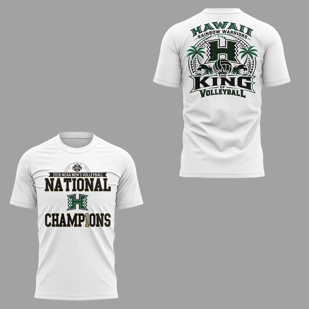 Limited Edition Hawaii Men’s Volleyball National Champions 2026 TShirt