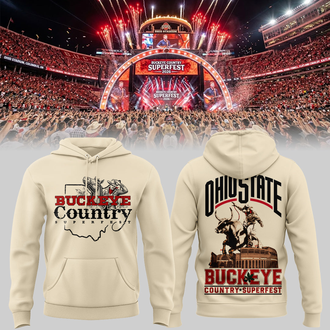 Limited Edition Buckeye Country Superfest 2026 Hoodie