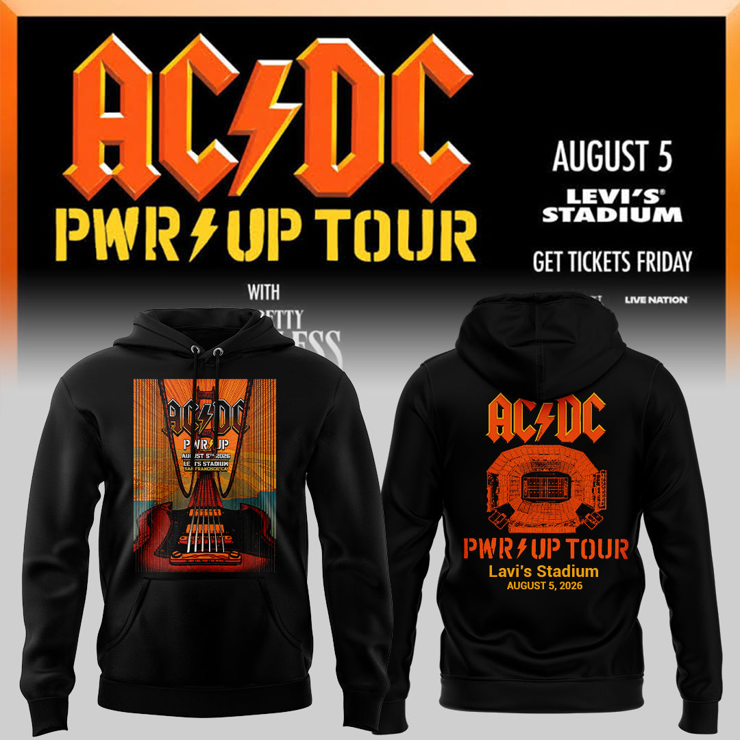 Limited Edition Power Up Tour 2026 At Levi’s Stadium,CA Hoodie