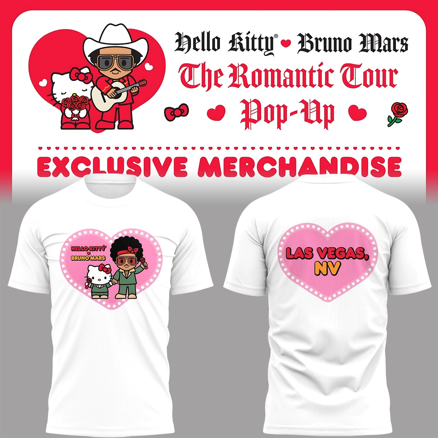 Limited Edition BM x HK The Romantic Tour Shirt-PA040326015