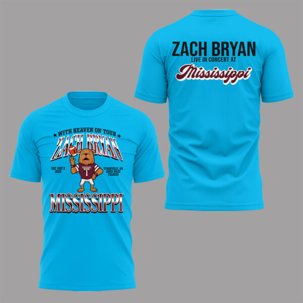 Limited Edition “With Heaven On Tour 2026” at Davis Wade Stadium Shirt