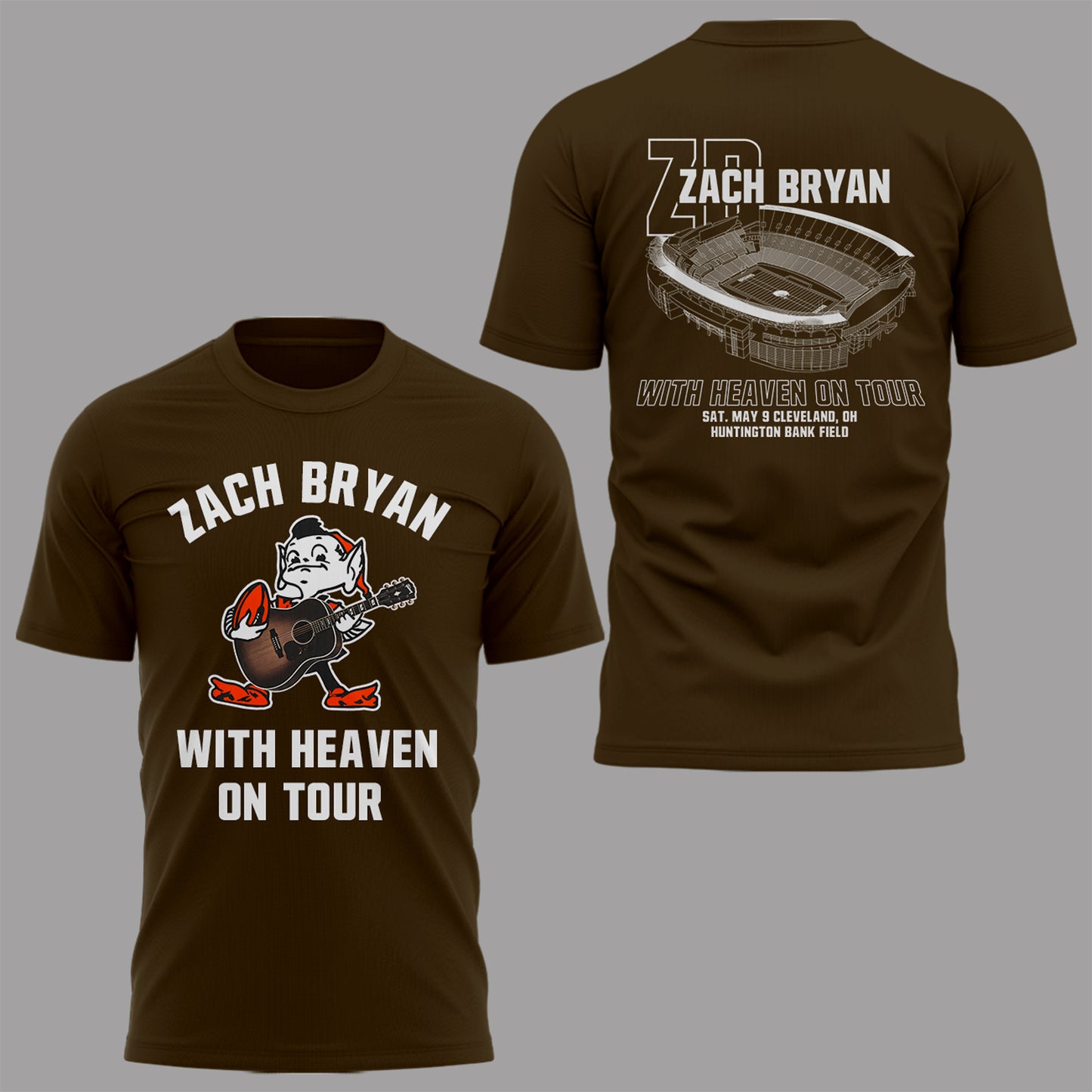 Limited Edition “With Heaven On Tour 2026” at Huntington Bank Field Stadium Shirt
