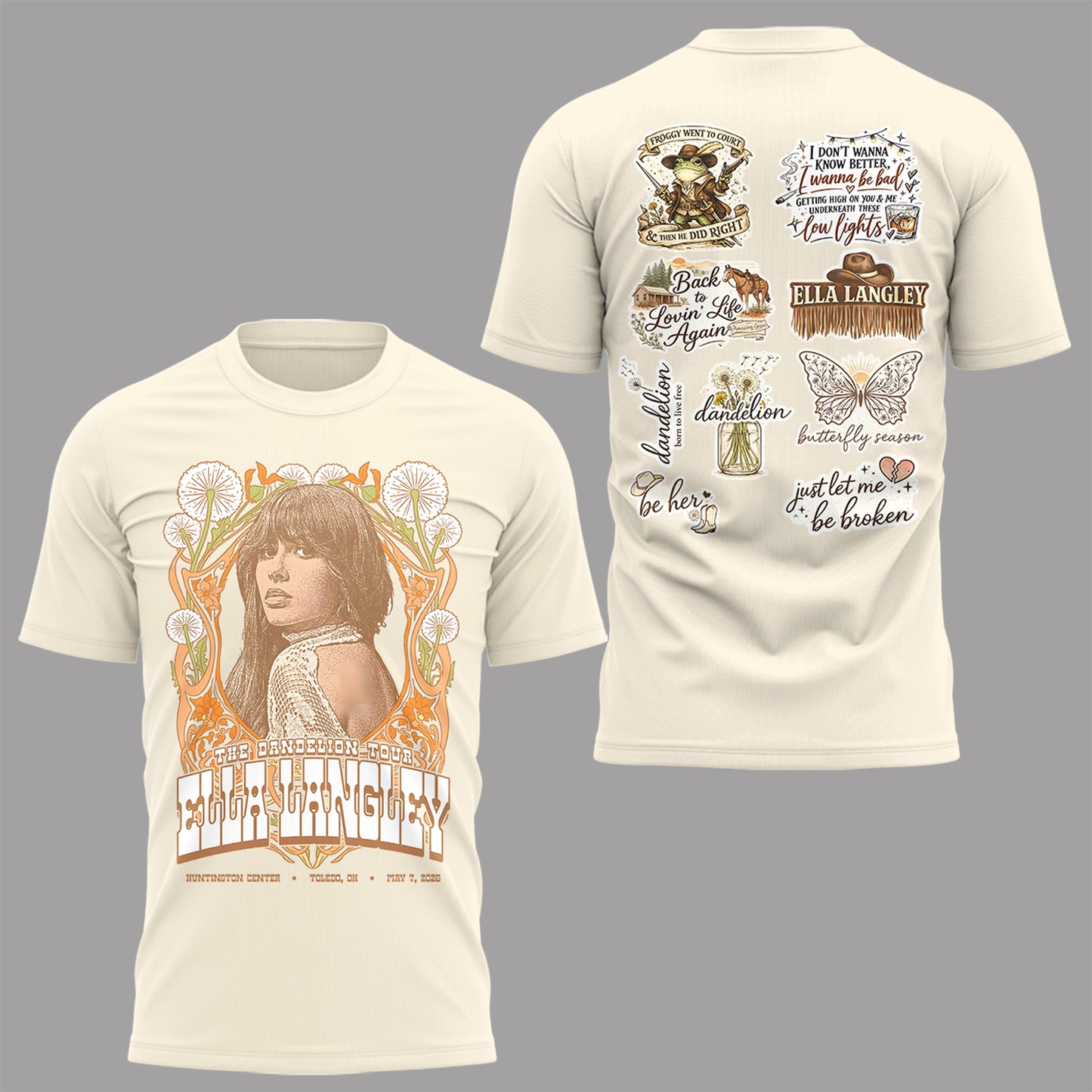 E.Langley “The Dandelion Tour” at Huntington Center Shirt
