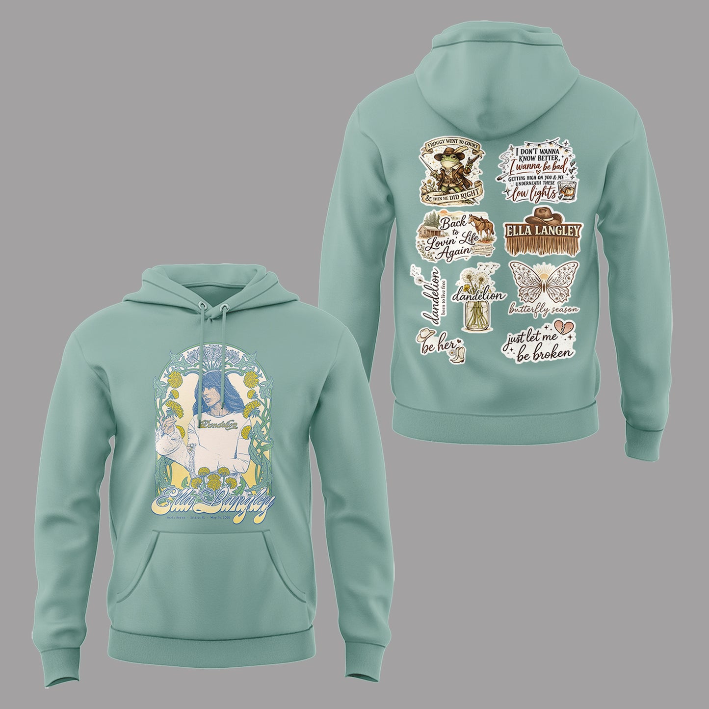 E.Langley “The Dandelion Tour”at Hertz Arena Hoodie