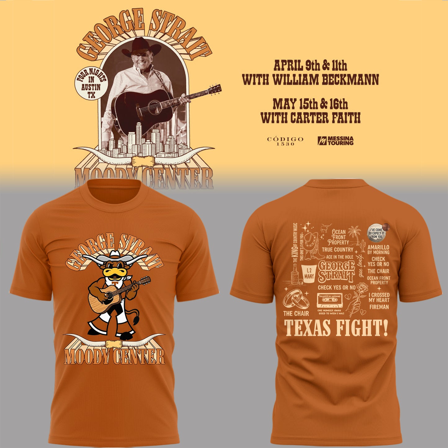 Special 2026 GS x Texas Longhorns T-Shirt