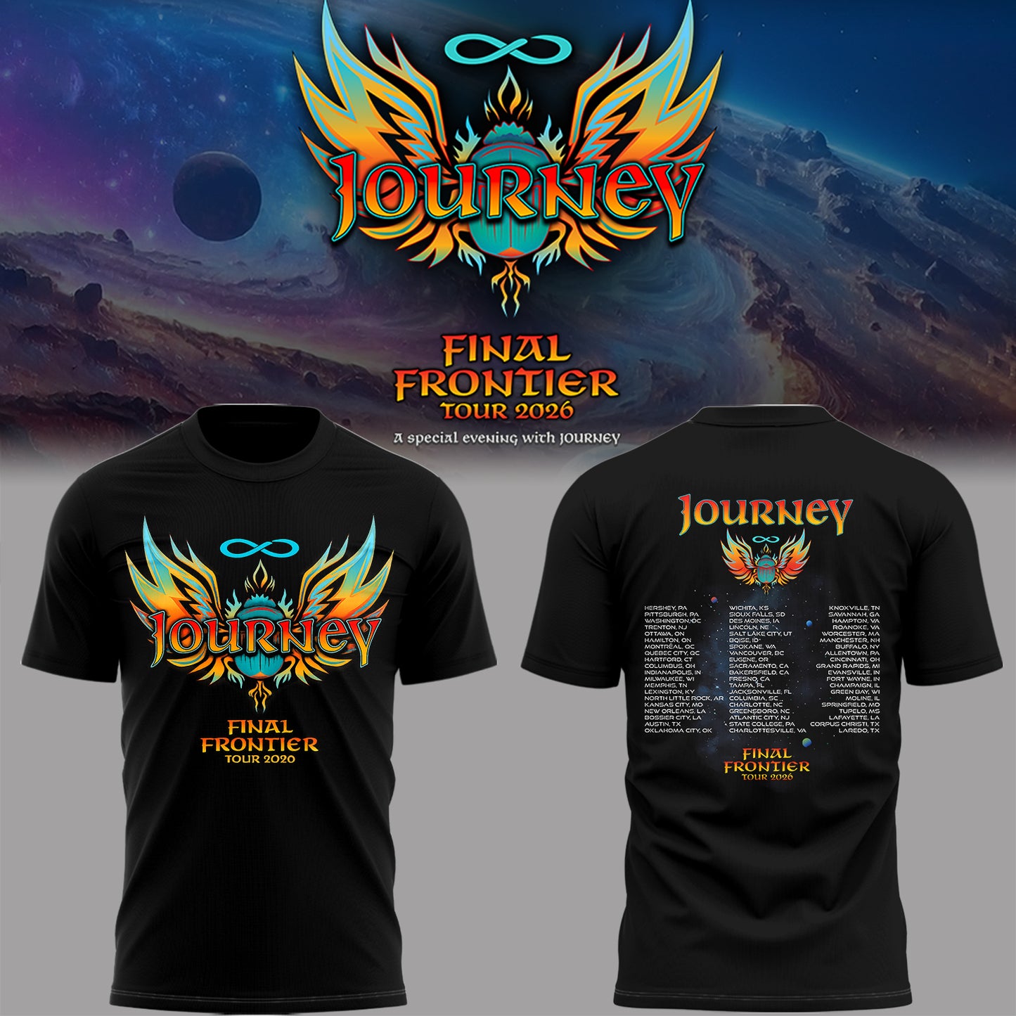 .Limited Edition Final Frontier Tour At Atlantic City Shirt