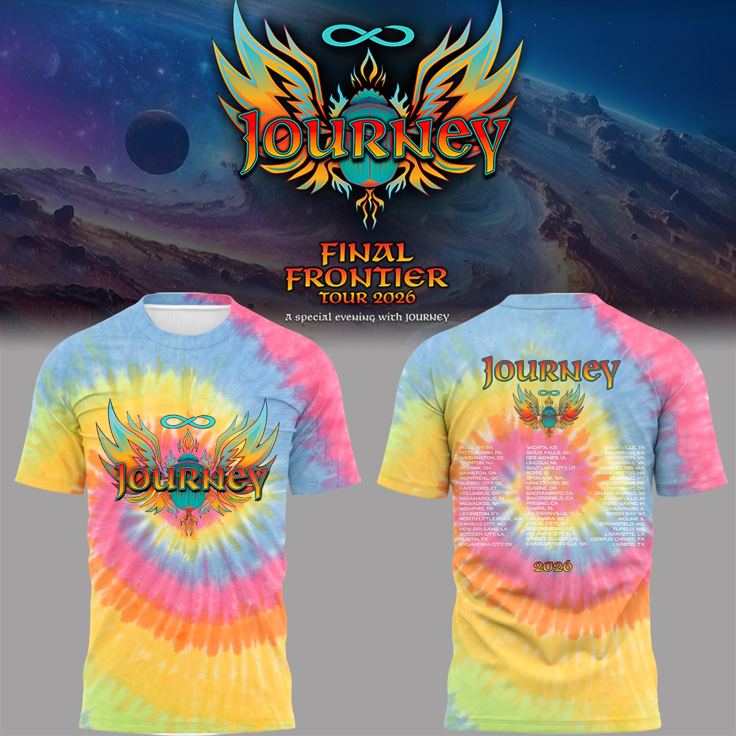 .Limited Edition Final Frontier Tour At Atlantic City Shirt