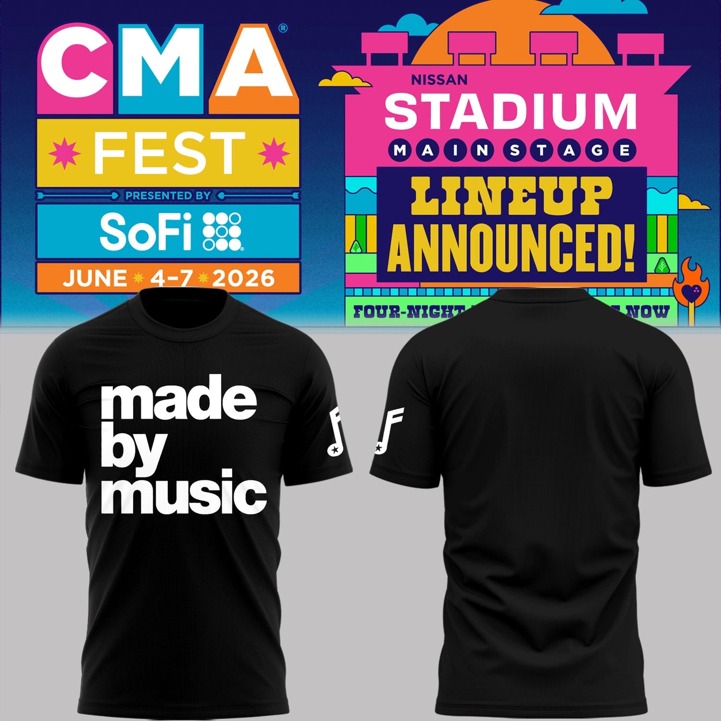 Limited Edition CMA FEST 2026 Shirt-PA060226012