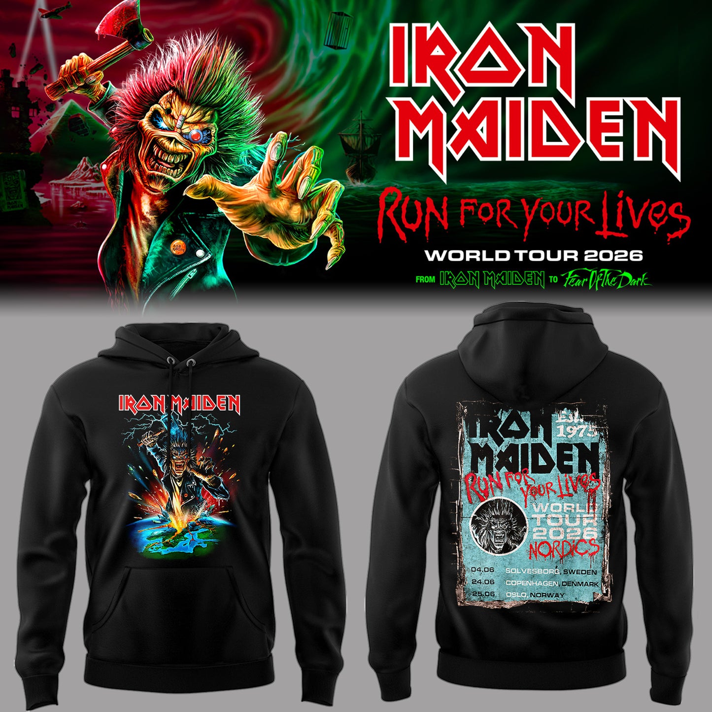 Limited Edition Run For Your Lives 2026 At Sölvesborg, Sweden Hoodie