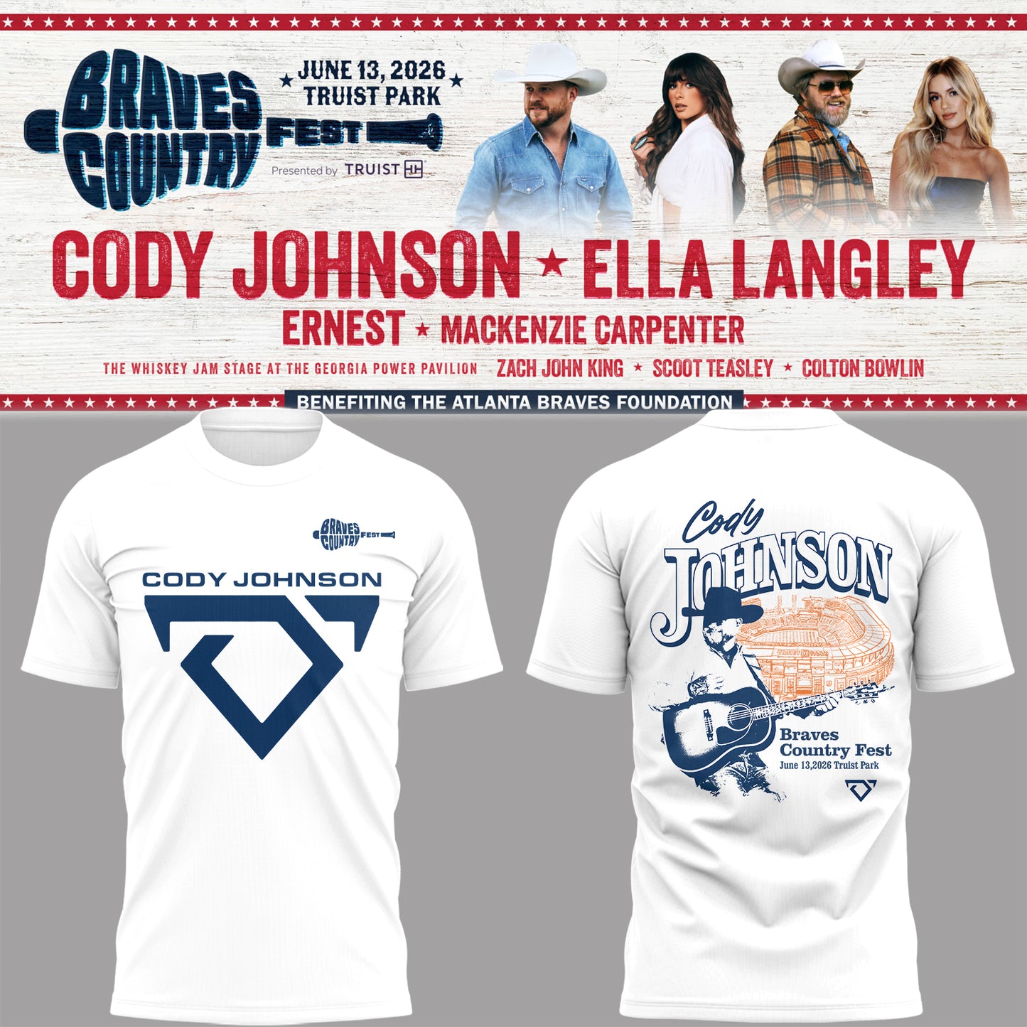 Limited Edition Braves Country Fest Shirt