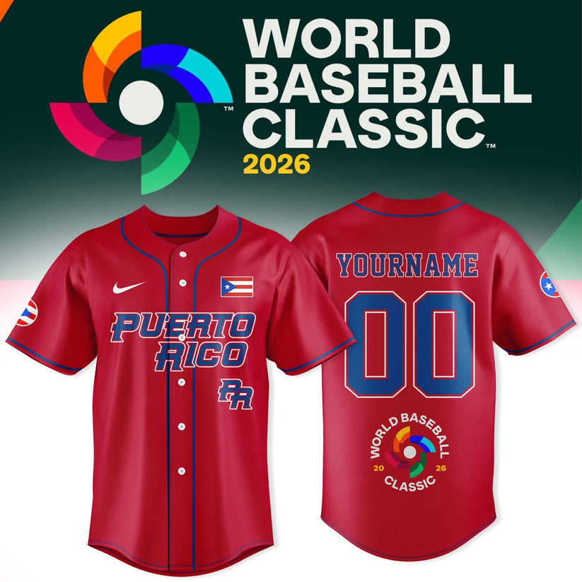 Puerto Rico Baseball 2026 World Baseball Classic Jersey Limited