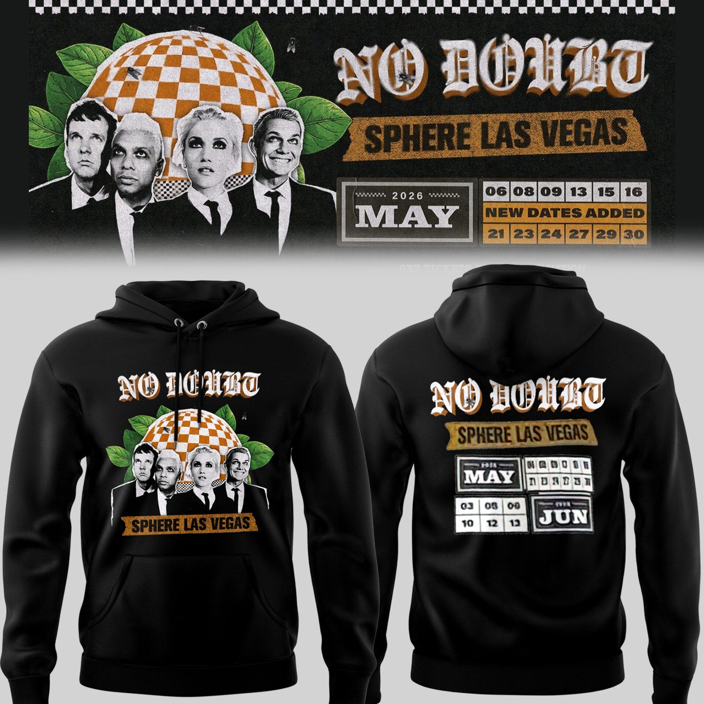 Limited Edition N. Doubt Live at Sphere 2026 Hoodie