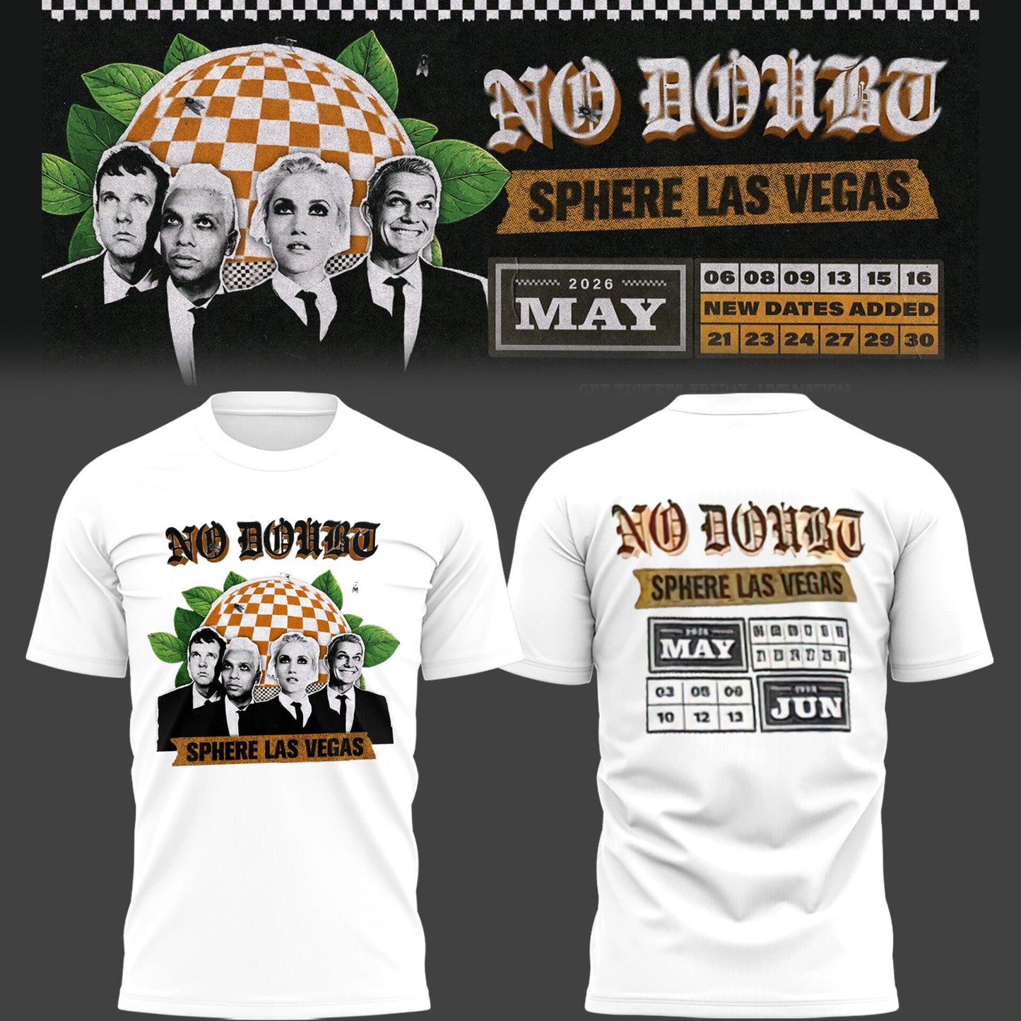 Limited Edition N. Doubt Live at Sphere 2026 Shirt